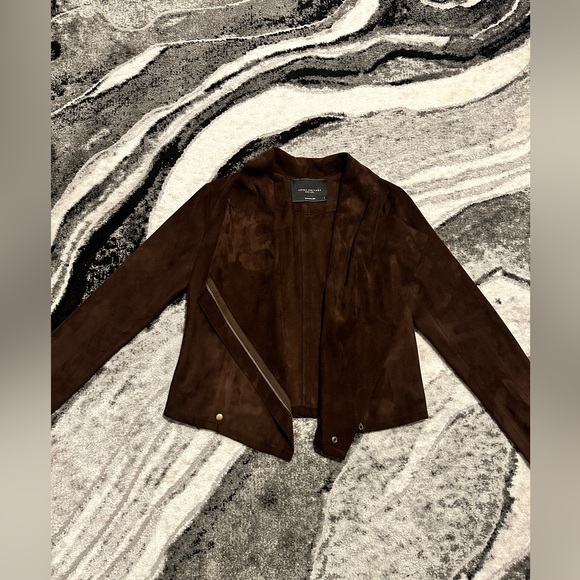 Brown Suede Jacket - Picture 3 of 5